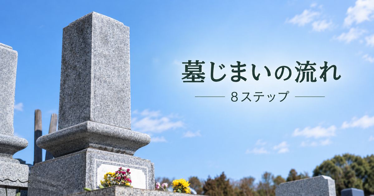墓じまいの流れ