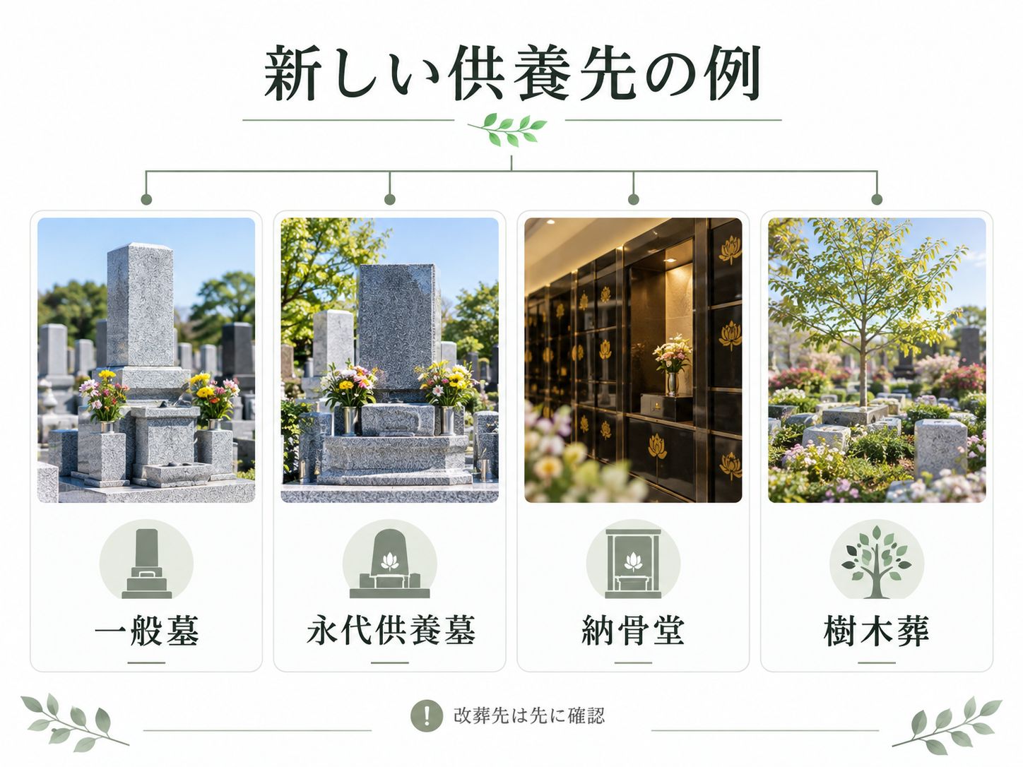 複数の供養先