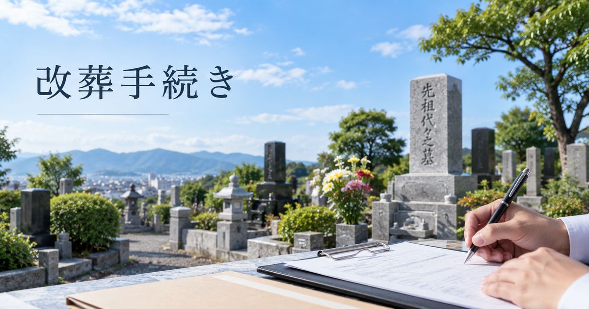 墓じまいの改葬手続きとは？