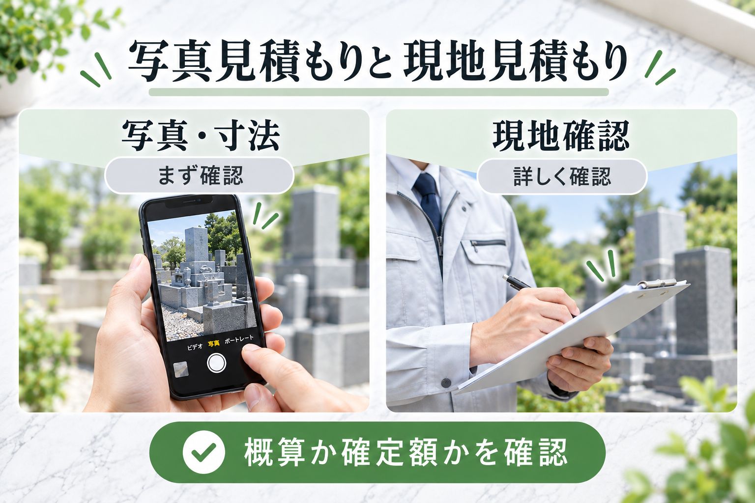 現地見積もり