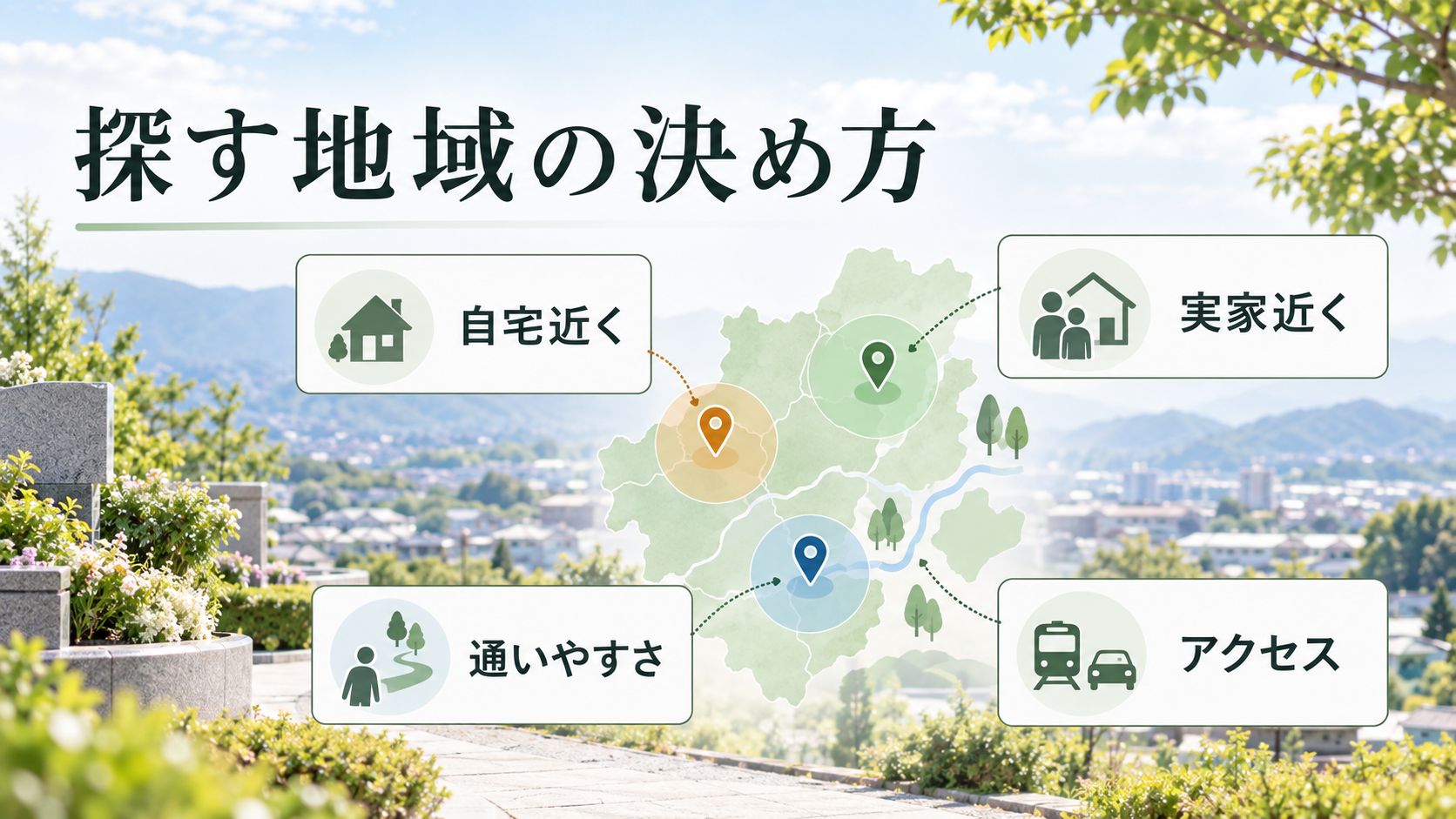 探す地域を決める