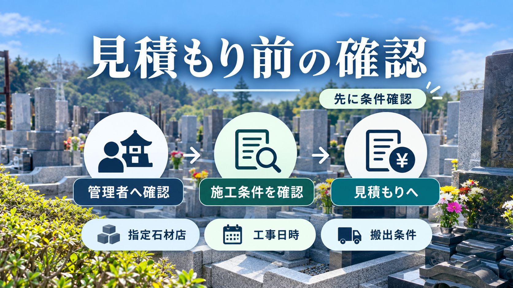 工事ルールを確認